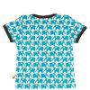 T-skjorte med lyseblå elefanter til baby - 100 % økologisk bomull » Etiske & økologiske klær » Grønt Skift