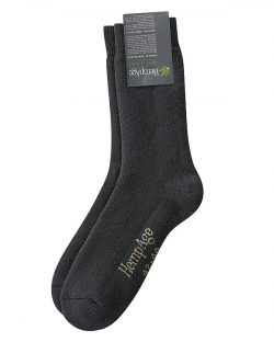 Svarte ekstra tykke sokker til dame og herre fra HempAge i hamp og økologisk bomull » Etiske & økologiske klær » Grønt Skift
