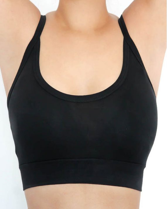 Bustier-bra-black-front