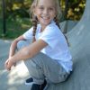 Grå unisex joggebukse til barn fra Neutral - 100 % økologisk fairtrade-bomull » Etiske & økologiske klær » Grønt Skift