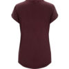 Kortermet t-skjorte i steinvasket burgunder - 100 % økologisk bomull » Etiske & økologiske klær » Grønt Skift