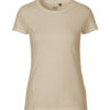 Beige slightly fitted t-skjorte - 100 % økologisk bomull » Etiske & økologiske klær » Grønt Skift