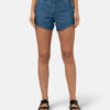 Woman-Sustainable-Jeans-Ivy-Shorts-Pure-Blue-halffront-1