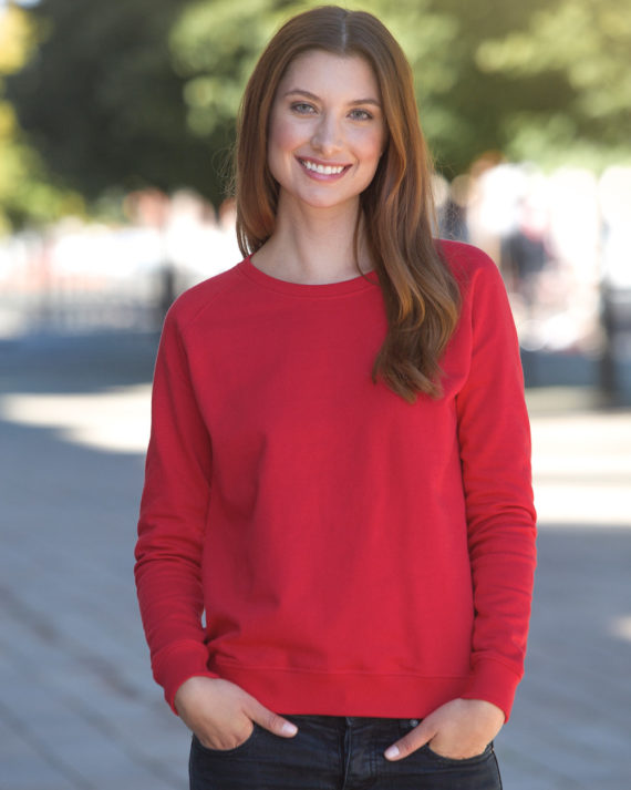 O83001-Ladies-Sweatshirt—Red-1