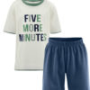 "Five more minutes" pysjamas i 100 % økologisk bomull » Etiske & økologiske klær » Grønt Skift