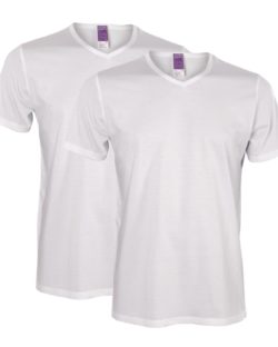 2 pack hvite t-skjorter i 100 % økologisk bomull » Etiske & økologiske klær » Grønt Skift