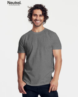 Mørkegrå slightly fitted t-skjorte - 100 % økologisk bomull » Etiske & økologiske klær » Grønt Skift