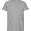 Lysegrå slightly fitted t-skjorte - 100 % økologisk bomull » Etiske & økologiske klær » Grønt Skift