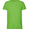 Limegrønn slightly fitted t-skjorte - 100 % økologisk bomull » Etiske & økologiske klær » Grønt Skift