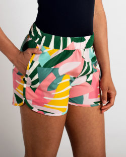 Shorts med blader - 100 % Tencel™ Lyocell » Etiske & økologiske klær » Grønt Skift