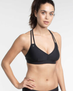 Svart sporty bikinitopp - resirkulert nylon » Etiske & økologiske klær » Grønt Skift