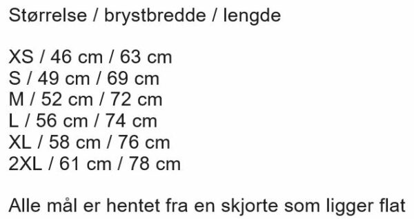 størrelsesguide wat