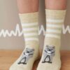 2 par sokker med dyremotiv i økologisk bomull » Etiske & økologiske klær » Grønt Skift