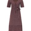 Brun mønstret kjole - 100 % økologisk bomull » Etiske & økologiske klær » Grønt Skift