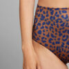 Leopard bikinitruse med høyt liv - resirkulert polyester » Etiske & økologiske klær » Grønt Skift