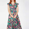 Blomstrete kjole - tencel, økologisk bomull og viskose » Etiske & økologiske klær » Grønt Skift