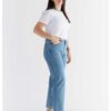 Evermind dongeribukse - Mom Fit - Day Sky Blue - økologisk bomull » Etiske & økologiske klær » Grønt Skift