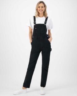 MUD Jeans - Jenn Dungaree - Dip Black - i resirkulert og økologisk bomull » Etiske & økologiske klær » Grønt Skift