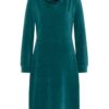 Grønn velur kjole - økologisk bomull og resirkulert polyester » Etiske & økologiske klær » Grønt Skift