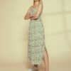Fargerik mønstret kjole med tynne stropper - 100 % økologisk bomull » Etiske & økologiske klær » Grønt Skift