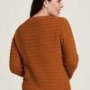 Brunoransje strikket genser - 100 % økologisk bomull » Etiske & økologiske klær » Grønt