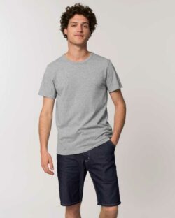 Lys grå t-skjorte - 100 % økologisk bomull » Etiske & økologiske klær » Grønt Skift