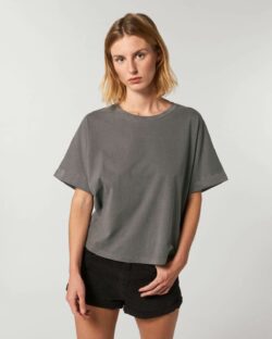 Oversized grå t-skjorte - 100 % økologisk bomull » Etiske & økologiske klær » Grønt Skift