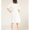 Hvit midi kjole - 100 % økologisk bomull » Etiske & økologiske klær » Grønt Skift