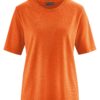Løs oransje t-skjorte - hamp og økologisk bomull » Etiske & økologiske klær » Grønt Skift