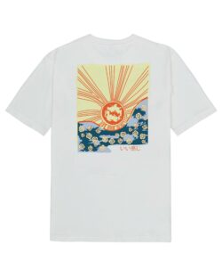 Hvit t-skjorte med solnedgang - 100 % økologisk bomull » Etiske & økologiske klær » Grønt Skift