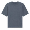 Blåmelert unisex oversized t-skjorte - 50 % resirkulert bomull og 50 % økologisk bomull » Etiske & økologiske klær » Grønt Skift