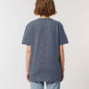 Blåmelert unisex t-skjorte - 50 % resirkulert bomull og 50 % økologisk bomull » Etiske & økologiske klær » Grønt Skift