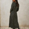 Svart kjole med mønster - 100 % økologisk bomull » Etiske & økologiske klær » Grønt Skift