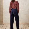 Mørkeblå velur bukse - 100 % økologisk bomull » Etiske & økologiske klær » Grønt Skift