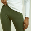 Khakigrønn leggings - økologisk bomull » Etiske & økologiske klær » Grønt Skift