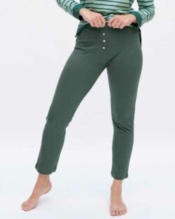 Mørkegrønn pysjbukse - 100 % økologisk bomull » Etiske & økologiske klær » Grønt Skift