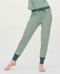 Grønn pysjbukse med striper - 100 % økologisk bomull » Etiske & økologiske klær » Grønt Skift