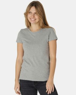 Grå slightly fitted t-skjorte - 100 % økologisk bomull » Etiske & økologiske klær » Grønt Skift