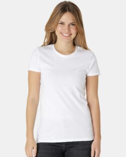 Hvit slightly fitted t-skjorte - 100 % økologisk bomull » Etiske & økologiske klær » Grønt Skift