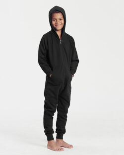 Svart jumpsuit til barn - 100 % økologisk bomull » Etiske & økologiske klær » Grønt Skift