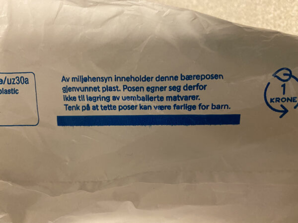 Bilde blogg bærepose