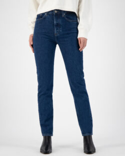 MUD jeans - Piper Straight - Stone Indigo jeans i resirkulert og økologisk bomull » Etiske og økologiske klær » Grønt Skift