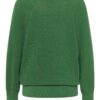 Løs grønn genser med rund hals » Etiske og økologiske klær » Grønt Skift