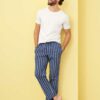 Blå pysjbukse med striper » Etiske og økologiske klær » Grønt Skift