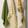 3 pk kjøkkenhåndklær med appelsin motiv - 100 % økologisk bomull » Etiske og økologiske klær » Grønt Skift