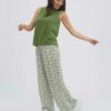 Løs Ecovero bukse med mønster » Etiske og økologiske klær » Grønt Skift