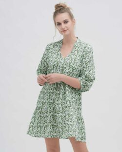 Løs Ecovero kjole med mønster » Etiske og økologiske klær » Grønt Skift