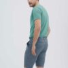 Blåmelert vevet bermudashorts » Etiske og økologiske klær » Grønt Skift