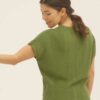 Løs strikket topp - olivengrønn » Etiske og økologiske klær » Grønt Skift