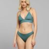 Grønn bikinitopp med bred strikk nederst - resirkulert polyester » Etiske og økologiske klær » Grønt Skift